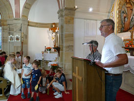 100 Jahrfeier Weingartenkapelle in Naumburg mit Bischof Dr. Michael Gerber (Foto. Karl-Franz Thiede)